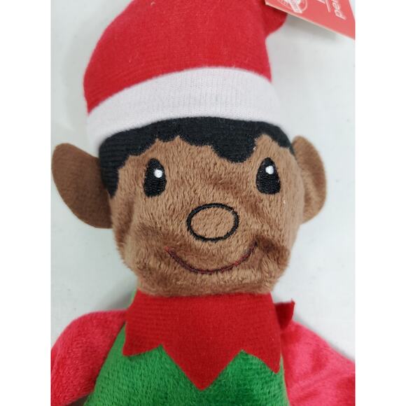 Christmas House 2019 Stuffed Plush African American Elf Boy Stuffed 14 Inch New - Picture 3 of 12